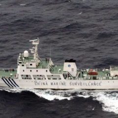 5 Chinese warships sail between Japanese islands