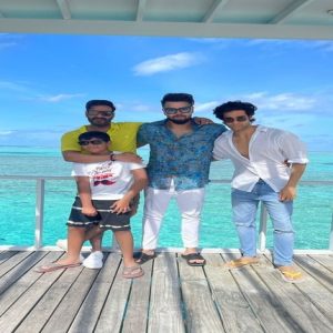 Ajay Devgn Enjoys All-Boys Beach Party & Adventure