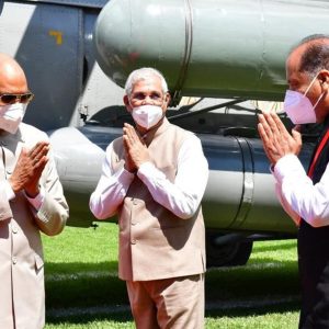 President reaches Himachal