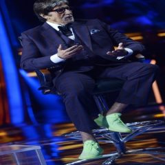 KBC: Amitabh Bachchan Shares Photos Of His Green Shoes
