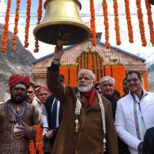Kedarnath Temple decked up ahead of PM Modi's visit