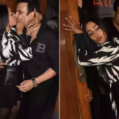Kashmera Shah Kisses Krushna Abhishek, As He Drags Wife Away From Paparazzi: Video