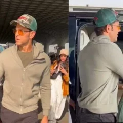 Saba Azad Gives Hrithik Roshan A Kiss At The Airport As She Drops Him Off: Video