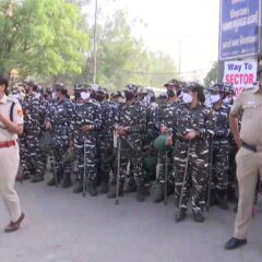 Delhi Violence: Police inspects violence-hit Jahangirpuri