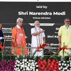 Jammu-Kashmir : PM Modi inaugurates projects worth Rs 20,000 cr.