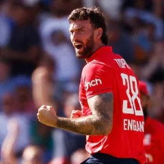 The game is unpredictable : Reece Topley after beating India 