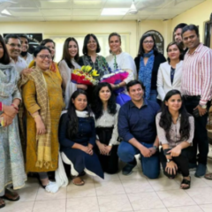 Yami Gautam Visits Delhi Commission For Women With Her Co-star Neha Dhupia